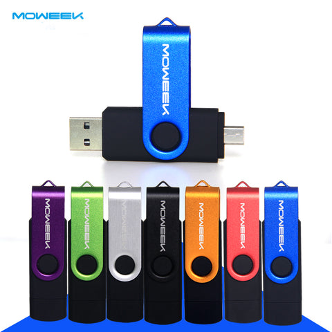 MOWEEK M33 2016 Fashion Metal otg Usb 2.0 Cle Usb 4/8/16/32/64 gb Usb Flash Drive Full Capacity Pendrive usb memory stick gift