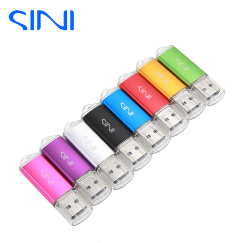 SINI USB Flash Drive Free Ship Pen Drive Really Capacity Pendrive 64/32/16/8/4GB USB Stick Hot Sale usb memory stick for gift