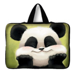 7.9 9.7 10 12 13 14 15 17" panda Tablet Sleeve Case Mini PC Laptop Bag 10.1 11.6 13.3 15.4 15.6 Computer Handbag Protector Cover