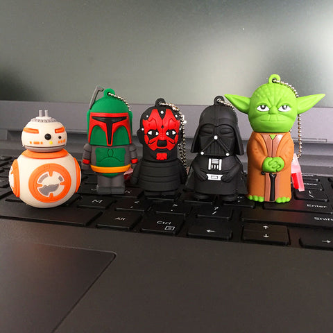 Star Wars Cartoon USB Pen drive Star wars darth vader 4GB/8GB/16GB/32GB usb flash drive flash memory stick pendrive U disk