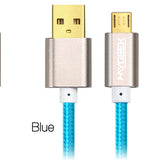 Micro usb Cable for Samsung galaxy HTC MEIZU Huawei Android 3m 2m Fast Charge wire Microusb Nylon Mini USB Charger Cable