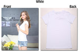 High Quality 18 Color S-3XL Plain T Shirt Women Cotton Elastic Basic T-shirts Female Casual Tops Short Sleeve T-shirt Women 002