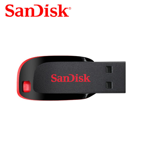 Sandisk Cruzer Blade USB Flash Drive CZ50 8GB 16GB 32GB 64GB 128GB USB Flash Drive  Mini car USB Pen DriveFor Smartphones&Tablet