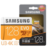 SAMSUNG New U3 Micro SD 256GB/128GB/64GB SDXC U1 32GB/16GB SDHC Class10 TF CF Memory Card C10 Microsd Flash Cards Shipping