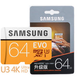 SAMSUNG New U3 Micro SD 256GB/128GB/64GB SDXC U1 32GB/16GB SDHC Class10 TF CF Memory Card C10 Microsd Flash Cards Shipping