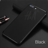 H&A Luxury Back Matte Soft Silicon Case for iPhone 6 Cases 6s Plus 5 5s SE 7 7 Case Full Cover For iPhone 7 7 Plus Phone Cases