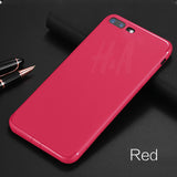 H&A Luxury Back Matte Soft Silicon Case for iPhone 6 Cases 6s Plus 5 5s SE 7 7 Case Full Cover For iPhone 7 7 Plus Phone Cases