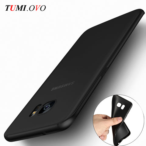 Ultra Thin Black Scrub Matte Soft Silicon TPU Case for Samsung Galaxy J1 J3 J5 J7 A3 A5 A7 2015 2016 2017 S5 S6 S7 Edge S8 Plus