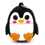 VBNM cute penguin owl fox pen drive cartoon usb flash drive pendrive 4GB/8GB/16GB/32GB U disk animal memory stick gift