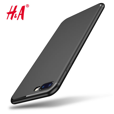 H&A Luxury Back Matte Soft Silicon Case for iPhone 6 Cases 6s Plus 5 5s SE 7 7 Case Full Cover For iPhone 7 7 Plus Phone Cases