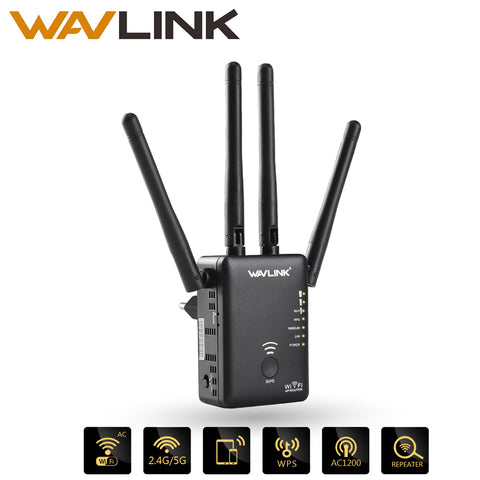 Wavlink AC1200 WIFI Repeater/Router/Access point  Wireless Wi-Fi Range Extender wifi signal amplifier with External Antennas Hot