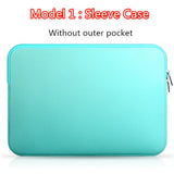 Hot Zipper Computer Sleeve Case For Macbook Laptop AIR PRO Retina 11 12 13 14 15 13.3 15.4 15.6 inch Notebook Touch Bar Bag