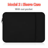 Hot Zipper Computer Sleeve Case For Macbook Laptop AIR PRO Retina 11 12 13 14 15 13.3 15.4 15.6 inch Notebook Touch Bar Bag