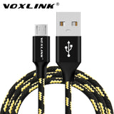 VOXLINK Micro USB Cable Fast Charging Mobile Phone USB Charger Cable 1m 2m 3m Data Sync Cable for Samsung HTC LG Sony Android