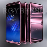 For Samsung Galaxy S8 Case Roybens Luxury Ultra Thin Bling Mirror 360 Full Protection Cover For Galaxy S8 Plus Case 2 in 1 Armor