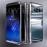 For Samsung Galaxy S8 Case Roybens Luxury Ultra Thin Bling Mirror 360 Full Protection Cover For Galaxy S8 Plus Case 2 in 1 Armor