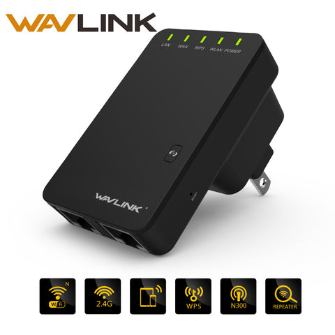 Hotest Wavlink Original Wireless Wifi Repeater 300mbp  Extender Repeater 2.4GHz  Wi Fi Repeater Router Wall Plug Version with AP