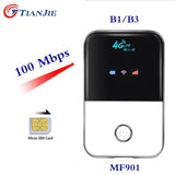 TIANJIE 4G Wifi Router mini router 3G 4G Lte Wireless Portable Pocket wi fi Mobile Hotspot Car Wi-fi Router With Sim Card Slot