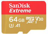 Free shipping SanDisk Memory Card Extreme microSD UHS-I microSDXC Class10 U3 100 MB/s 32GB 64GB TF Card Support 4K UHD