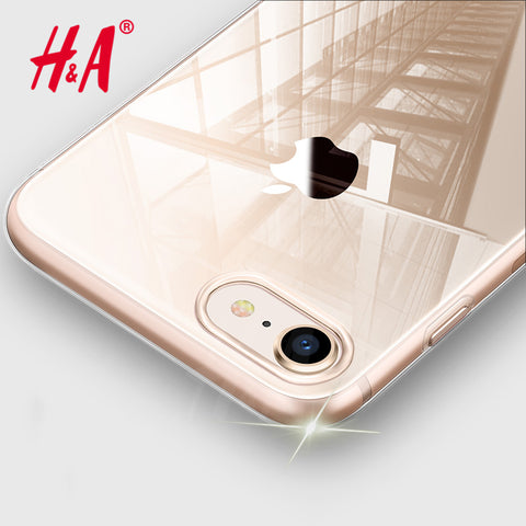 H&A Ultra Thin Soft Transparent TPU Case For iPhone 8 8 plus 6 6s Plus Case Cover For iPhone 7 7 Plus 8 8 Plus Phone Bag Case