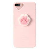 KISSCASE Cat Case For iPhone 5s 5 SE 7 7 Plus 6 6s Plus Case Cute Silicon Cartoon Cat Cases For iPhone 7 7 Plus 6 6s Cover Coque