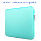 BinFul Multicolor Soft Laptop Sleeve 11 13 15 15.6 inch Laptop Bag Case For Macbook Air 13 Pro Retina 15 Notebook Bags 12'' 14''