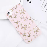 Lovebay Beautiful Flower For iPhone 5 5s SE 6s 7 8 Plus Love Heart Camera Protect Design Soft TPU Phone Case For iPhone 6 Cover