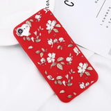 Lovebay Beautiful Flower For iPhone 5 5s SE 6s 7 8 Plus Love Heart Camera Protect Design Soft TPU Phone Case For iPhone 6 Cover