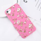 Lovebay Beautiful Flower For iPhone 5 5s SE 6s 7 8 Plus Love Heart Camera Protect Design Soft TPU Phone Case For iPhone 6 Cover