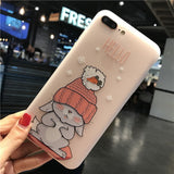 sFor iPhone 6 Case iPhone 7 8 Case Silicone Niceking Cute Cartoon Matte TPU Soft Back Cover Phone Cases For iPhone 6S 6 7 8 Plus