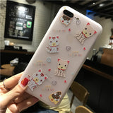 sFor iPhone 6 Case iPhone 7 8 Case Silicone Niceking Cute Cartoon Matte TPU Soft Back Cover Phone Cases For iPhone 6S 6 7 8 Plus