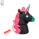 XIWANG New Style Cartoon Unicorn Pen Drive 64gb 32gb usb flash drive cute horse pendrive real capacity 4gb 8gb 16gb memory stick