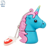 XIWANG New Style Cartoon Unicorn Pen Drive 64gb 32gb usb flash drive cute horse pendrive real capacity 4gb 8gb 16gb memory stick