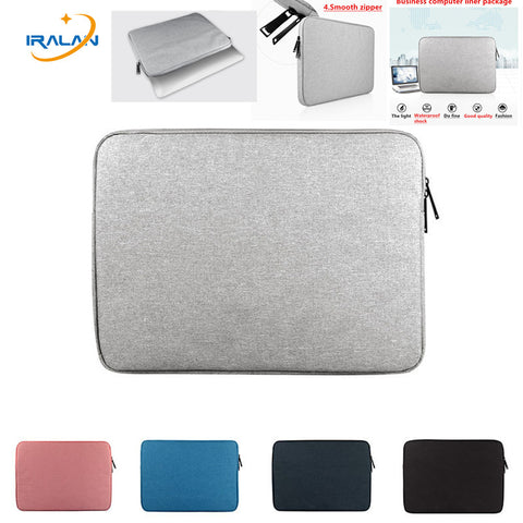 New Laptop waterproof Bags Sleeve Notebook Case for Lenovo Macbook 11 12 13 14 15 15.6 inch Cover for Retina Pro 13.3"zipper bag