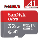 SanDisk micro sd 128GB 64GB 32GB 16GB 98mb/s TF usb flash memory card microsd  8GB/48MB/s class10 Original Product shipping