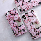 SoCouple For iphone 5s 5 SE 6 6s 8 6/7/8 plus X Granite Scrub Marble Stone image Painted Silicone Phone Case For iphone 7 case