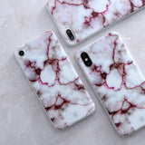 SoCouple For iphone 5s 5 SE 6 6s 8 6/7/8 plus X Granite Scrub Marble Stone image Painted Silicone Phone Case For iphone 7 case