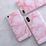 SoCouple For iphone 5s 5 SE 6 6s 8 6/7/8 plus X Granite Scrub Marble Stone image Painted Silicone Phone Case For iphone 7 case