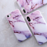 SoCouple For iphone 5s 5 SE 6 6s 8 6/7/8 plus X Granite Scrub Marble Stone image Painted Silicone Phone Case For iphone 7 case