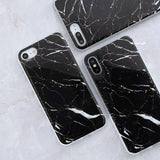 SoCouple For iphone 5s 5 SE 6 6s 8 6/7/8 plus X Granite Scrub Marble Stone image Painted Silicone Phone Case For iphone 7 case