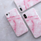 SoCouple For iphone 5s 5 SE 6 6s 8 6/7/8 plus X Granite Scrub Marble Stone image Painted Silicone Phone Case For iphone 7 case