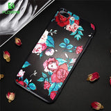 FLOVEME 3D Flower Soft Phone Case For iPhone 6 6s Relief Rose Silicon Cases For iPhone 7 5s 5 8 8 Plus Cute Floral Cover Capinha