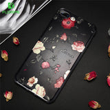 FLOVEME 3D Flower Soft Phone Case For iPhone 6 6s Relief Rose Silicon Cases For iPhone 7 5s 5 8 8 Plus Cute Floral Cover Capinha