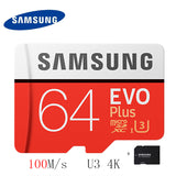 SAMSUNG Micro SD Card 32gb 64gb 16gb 128gb 256gb 100Mb/s Flash Memory Card TF Card with Mini SDHC SDXC Class10  Free Adapter