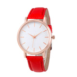 Fashion Unisex Montre Femme Reloj Mujer Leather Stainless Men's Watch Wholesale Quartz Wrist Watches Women Hot Fast Shipping