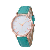 Fashion Unisex Montre Femme Reloj Mujer Leather Stainless Men's Watch Wholesale Quartz Wrist Watches Women Hot Fast Shipping