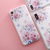 SoCouple Relief TPU case For iphone 7 8 7/8 plus 5 5s SE Case Ultra-thin Scrub Silicone Phone Cases For iphone 6 6S Plus X