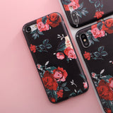 SoCouple Relief TPU case For iphone 7 8 7/8 plus 5 5s SE Case Ultra-thin Scrub Silicone Phone Cases For iphone 6 6S Plus X