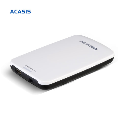 On Sale 2.5''  ACASIS Original 160GB 320GB 500GB Storage USB2.0 HDD Mobile Hard Disk External Hard Drive Have power switch