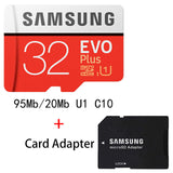 SAMSUNG Micro SD Card 32gb 64gb 16gb 128gb 256gb 100Mb/s Flash Memory Card TF Card with Mini SDHC SDXC Class10  Free Adapter